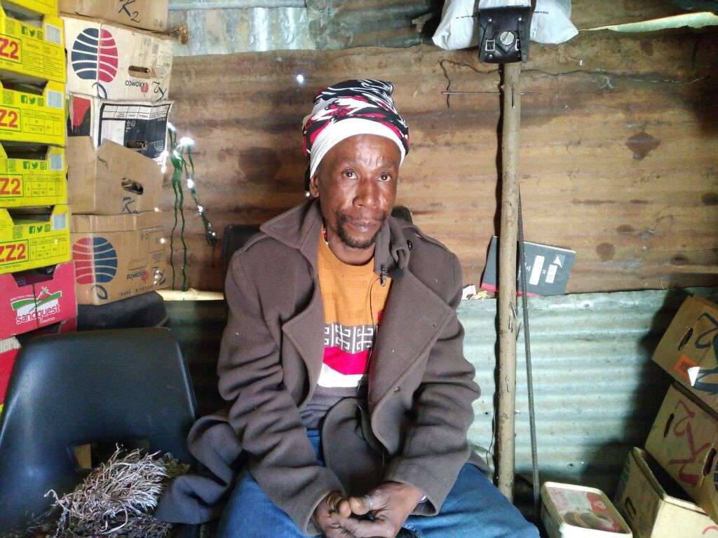 Monaheng Lekhooana, an informal trader